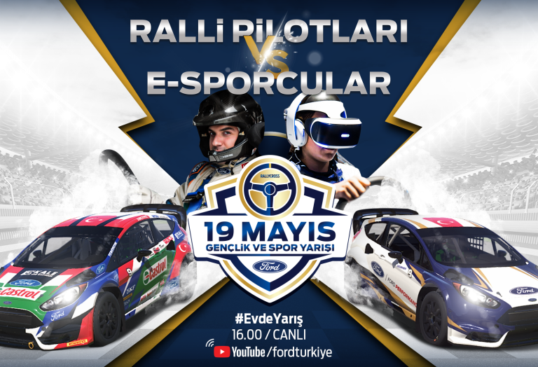 Ford, 19 Mayıs Gençlik ve Spor Yarışı ile Motor Sporlarını Evlerimize Taşıyor!