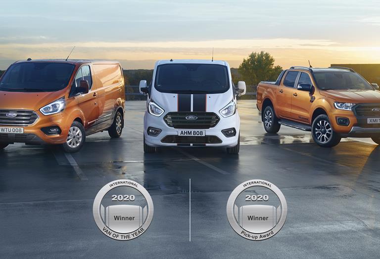 Ford, aynı yıl hem Uluslararası Yılın Ticari Aracı (IVOTY) hem de 2020 Uluslararası Yılın Pick-up'ı (IPUA) ödülünü iki kere alan ilk üretici oldu