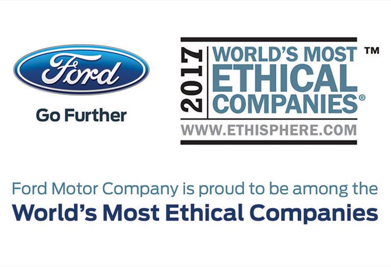 Ford, üst üste 8. kez ‘Dünyanın en etik şirketleri’ arasında