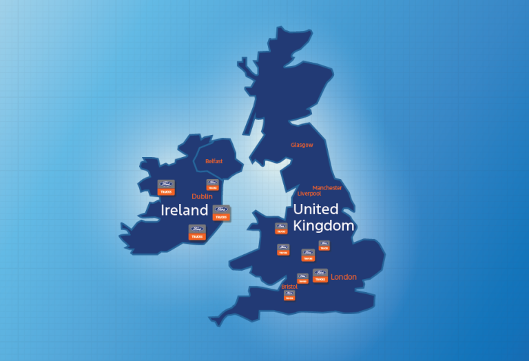 Ford Trucks Expands Its International Authorized Service Network to the United Kingdom and Ireland