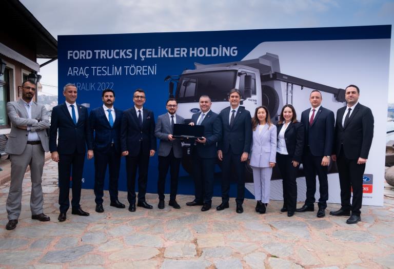 Ford Trucks’tan Çelikler Holding’e 110 adet inşaat kamyonu teslimatı